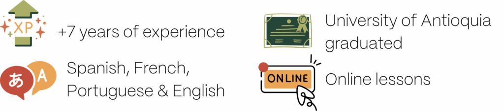 spanish lessons with a professional teacher