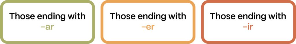 spanish verbs endings