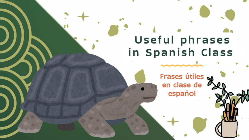 first spanish class phrases for beginners